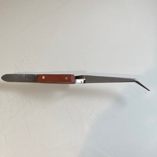 Curved Soldering Tweezers without Stand - Clay Revolution