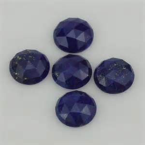 Lapis Faceted Cabochon Round 12mm - ClayRevolution