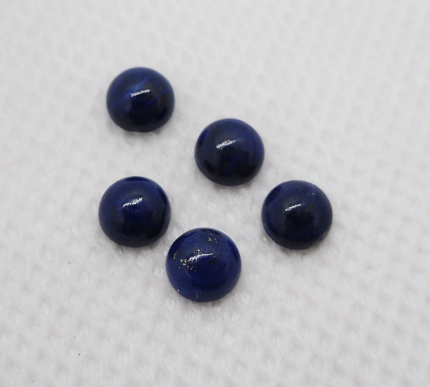 Lapis Lazuli Cabochon Round 4mm - ClayRevolution