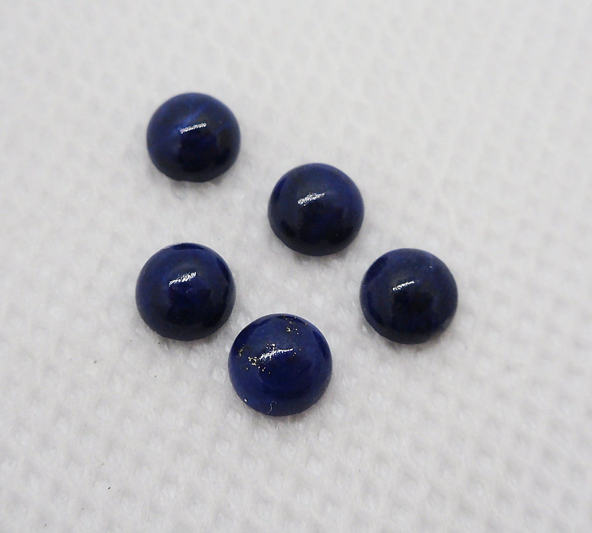 Lapis Lazuli Cabochon Round 5mm - ClayRevolution