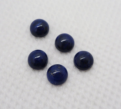 Lapis Lazuli Cabochon Round 5mm - ClayRevolution