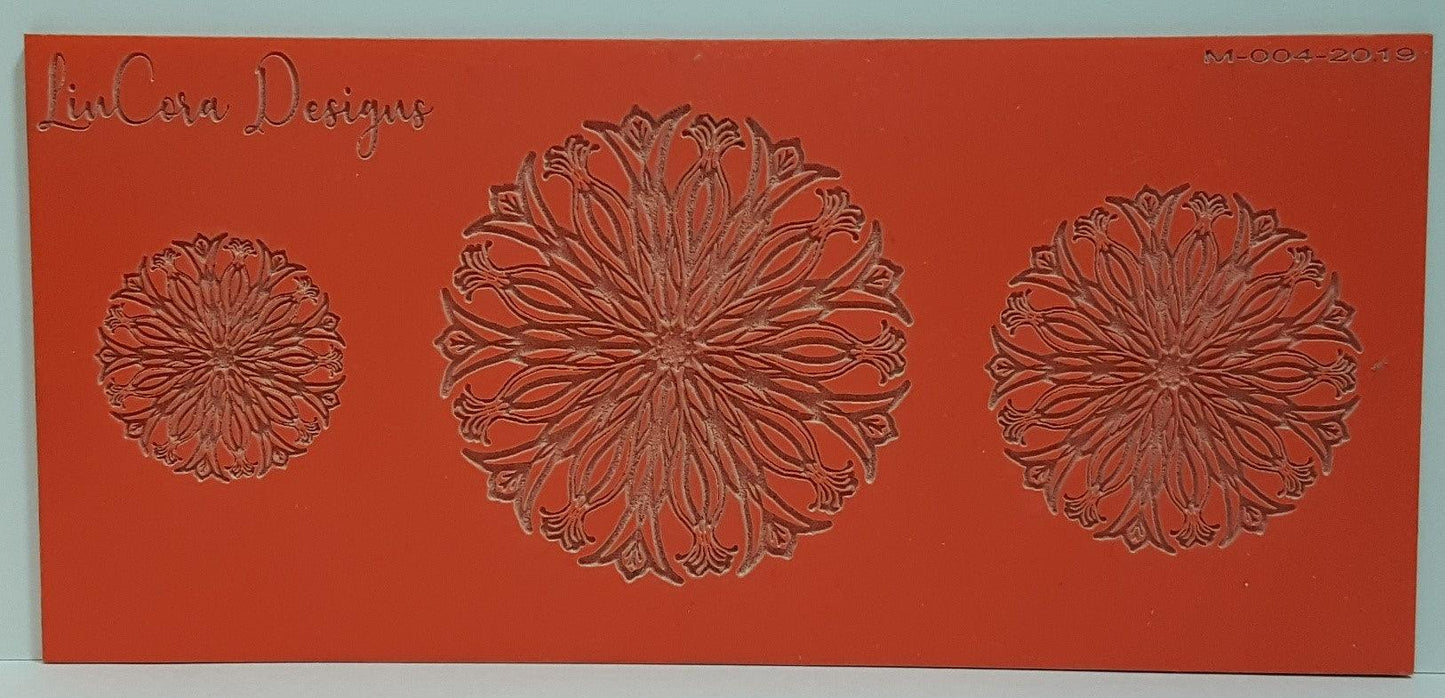 LinCora Mandala Texture Mat 004 - ClayRevolution