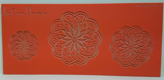 LinCora Mandala Texture Mat 008 - ClayRevolution