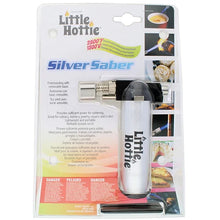 Load image into Gallery viewer, Little Hottie Silver Saber Butane Torch