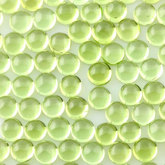 Peridot Cabochon Round 6mm - ClayRevolution