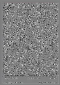 Roses and Vines Texture Sheet - ClayRevolution
