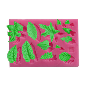 Silicone Leaves Mold - ClayRevolution