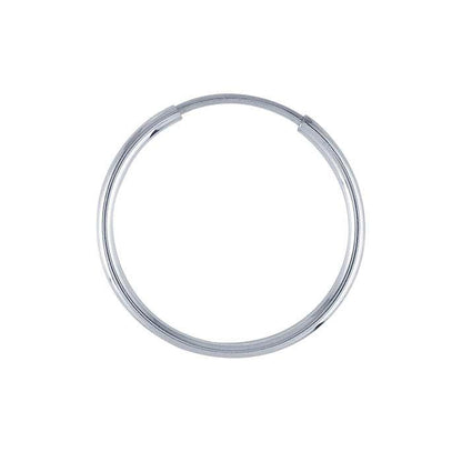 Sterling Silver Hoop Earrings 25mm - ClayRevolution