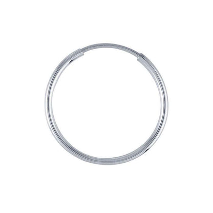 Sterling Silver Hoop Earrings 38mm - ClayRevolution