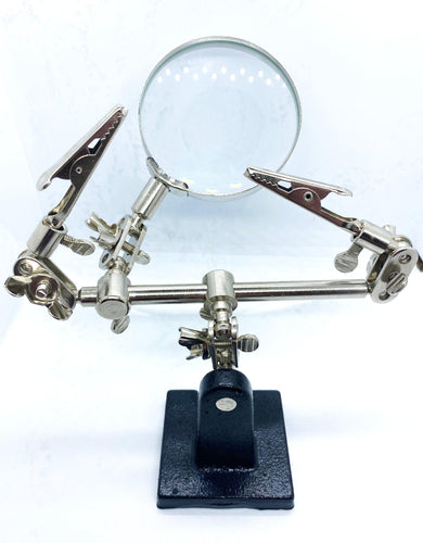 Third Hand with Magnifying Glass - ClayRevolution