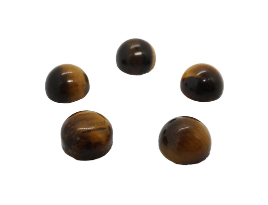 Tiger Eye 8mm Cabochon - ClayRevolution