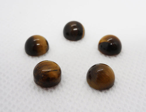 Tiger Eye 8mm Cabochon - ClayRevolution