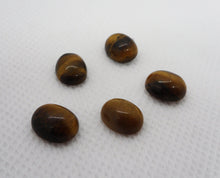 Load image into Gallery viewer, Tiger Eye 8x10mm Oval Cabochon - ClayRevolution