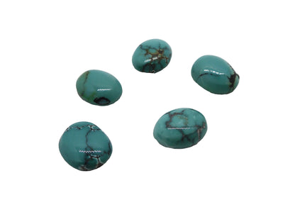 Turquoise 8x10mm Oval Cabochon - ClayRevolution